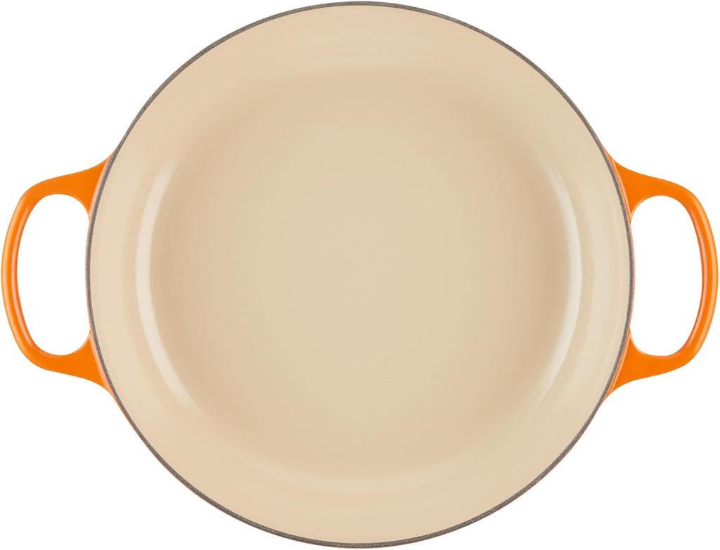 Le Creuset Enameled Cast Iron Signature Braiser, 3.5 qt., Flame
